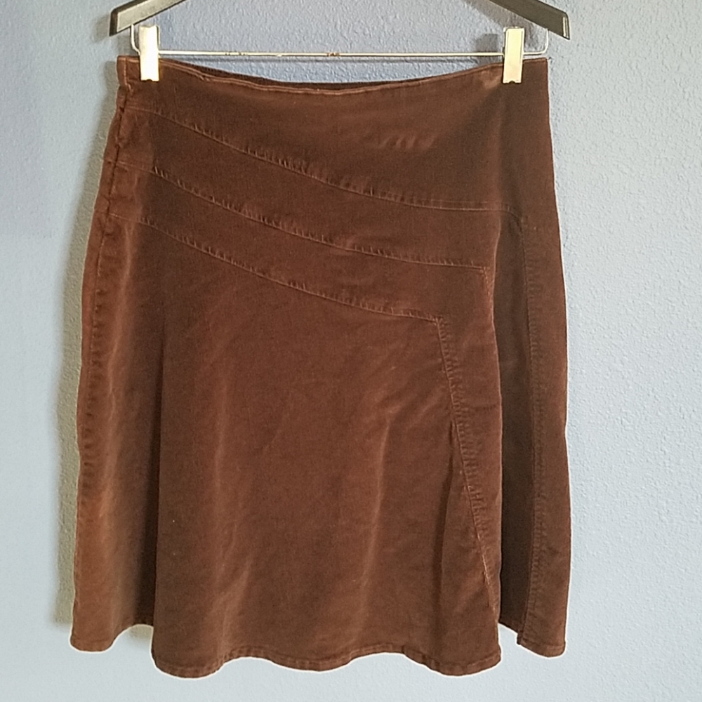 Brown long skirt 14p Live A Little